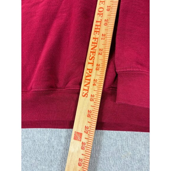 Harvard University‎ Crimson Gildan Campus Hoodie Sweatshirt (Men's XL) Maroon - Picture 7 of 12